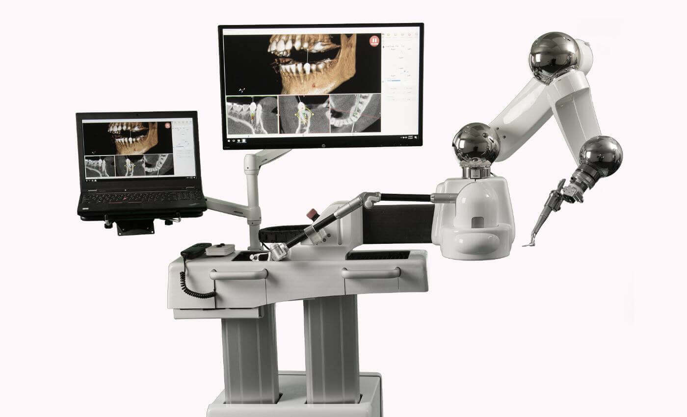 High tech robot assisted dental implant surgery tool